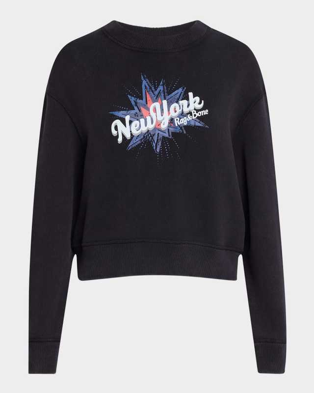 Cropped Vintage New York Sweatshirt